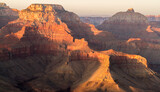 Fototapeta Zachód słońca - Unspoiled Canyon Landscape with Majestic Rock Formations