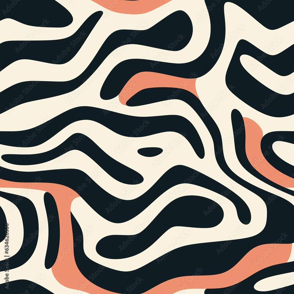 seamless zebra skin pattern Stock Photo | Adobe Stock