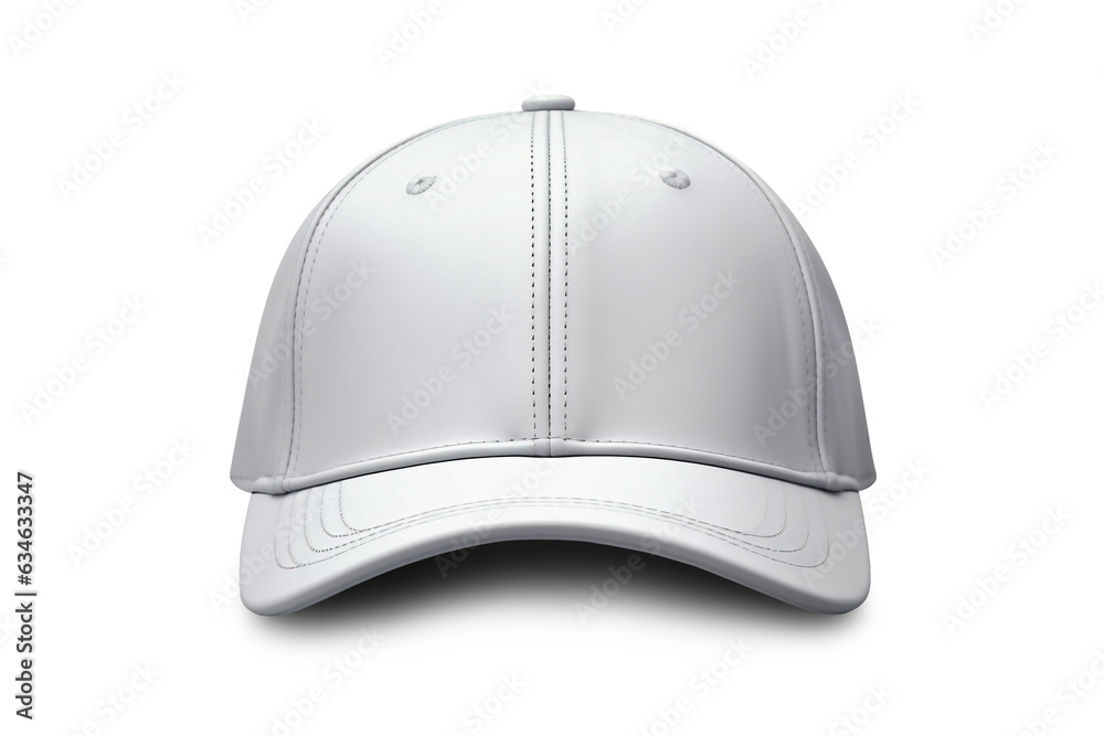 blank white canvas cap for premium clothing accessary design mock-up ...