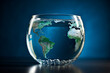 problem of lack of fresh water on our planet.  