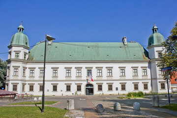 Wall Mural - 17th century Ujazd Palace in Warsaw, Poland