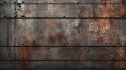 Sticker - Grunge Metal Wall