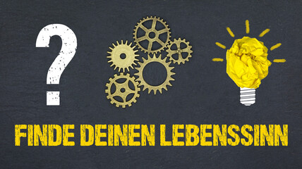 Poster - Finde deinen Lebenssinn	