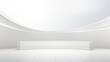 © Various Backgrounds - Ultra Wide White Podium Background.