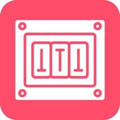 Canvas Print - Vector Design Fuse Box Icon Style