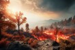 the impact of wildfires on the environment. Generative AI