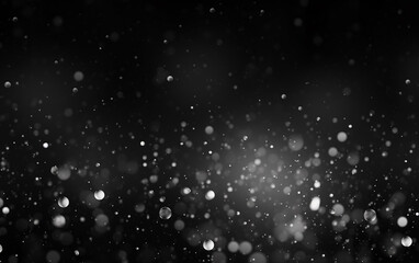 Abstract black and white bokeh background