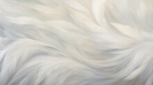  A White Fur Texture Is Shown In This Image, It Looks Like It Has A Lot Of Fur On It.  Generative Ai