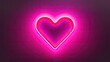 vector realistic isolated neon sign of i love you with copy space on the white background concept of valentine's day generative AI