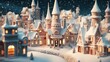 © visoot - Fairytale houses in magical Christmas atmosphere.