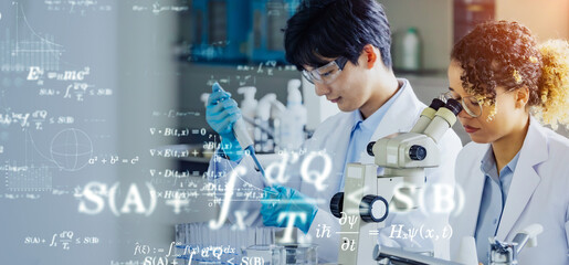 Poster - Experimenting multinational group and science and technology concept.