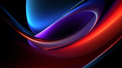 Abstract twisted surface background, abstract smooth curves wallpaper