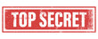 © viktorrey - Grunge top secret rubber stamp. Top secret stamp on a white background.