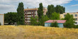 Views of the city of Ust-Kamenogorsk (kazakhstan). New residential area. Urbanization. Cityscape