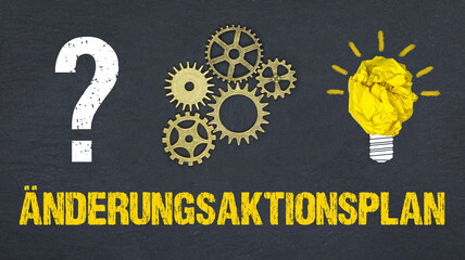 Sticker - Änderungsaktionsplan	
