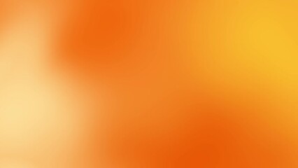 Wall Mural - Blur abstract Orange Soft Gradient Background for loop playback 4k 60FPS Video