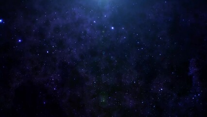 Wall Mural - particles blue star backgrounds