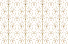 Geometric Seamless Pattern, Ornamental Repeat Background In Oriental And Art Deco Style With Hexagon Grid Line, Png Transparent.
