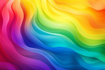 Poster - bright rainbow pattern background image