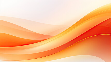 Wall Mural - orange curve background