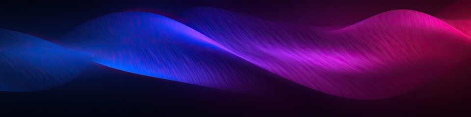Black blue violet purple maroon red magenta silk satin. Color gradient. Abstract background. Drapery, curtain. Folds. Shiny fabric. Glow glitter neon electric light metallic. Line stripe. Wide banner
