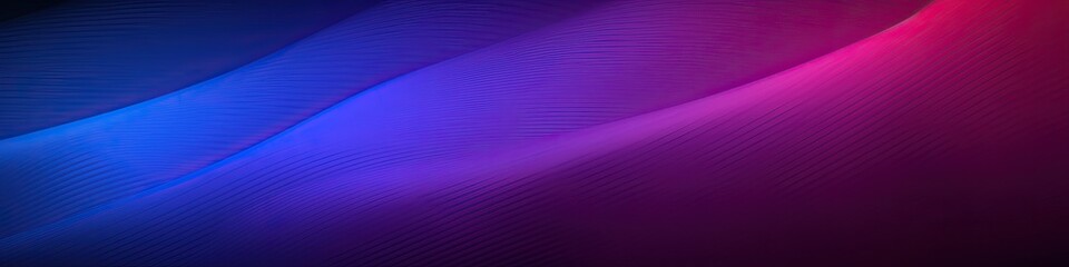 Black blue violet purple maroon red magenta silk satin. Color gradient. Abstract background. Drapery, curtain. Folds. Shiny fabric. Glow glitter neon electric light metallic. Line stripe. Wide banner
