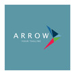 © Tomi43 - abstract arrow logo design,for finance,business,archery,logistics,vector