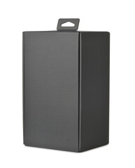 Wall Mural - Black blank paper packaging box