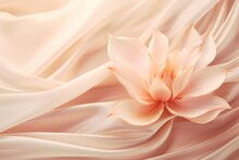 Beautiful Pink Water Lily Or Lotus. Radiant Flower With Rays Of Light. Enlightenment And Universe. Magic Spa And Relaxation Atmosphere. Concept Of Religion, Kundalini And Meditation