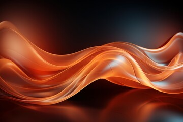 Wall Mural - abstract orange background