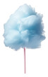 Sweet blue cotton candy isolated.