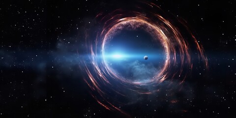 Wall Mural - Inky void. Space-themed wall murals. stars everywhere throughout the cosmos. Generative Ai.
