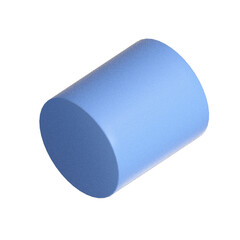 Canvas Print - Cylinder shape 3D