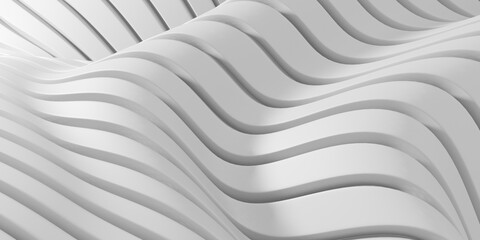 Wavy glossy abstract stripes background