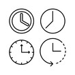 © zo3listic - Clock icon. Time icon vector. Clock icon in trendy flat style isolated