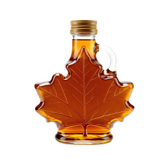 a bottle of maple syrup