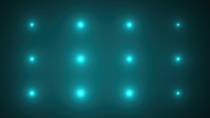 Poster - Flickering 3d lights