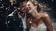 © ArtCookStudio - Brides and grooms smiling, with water drops thrown