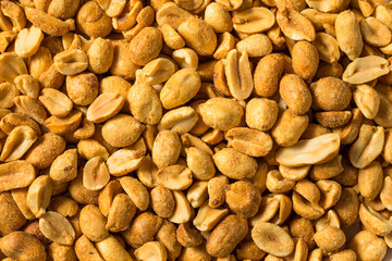 Wall Mural - Organic Roasted and Salted Peanuts
