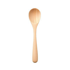 Wall Mural - Wooden spoon on transparent background