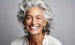 © Bartek - Radiant Senior Beauty: Elderly Woman Laughing with Clean Teeth