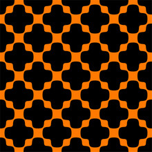 Black And Orange Pattern