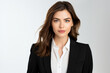 © deagreez - Made with Generative IA tech illustration charming businesswoman smiling confident office worker