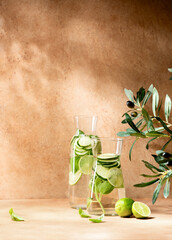 Wall Mural - Spa cucumber infused water