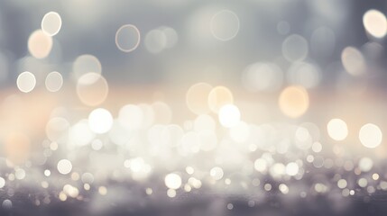 Wall Mural - Gray Bokeh Background