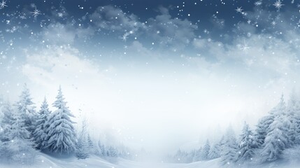 Wall Mural - Winter Abstract Background