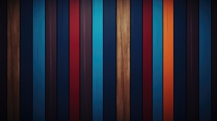 Wall Mural -  Dark striped background