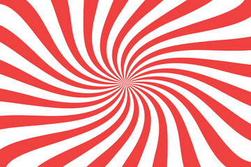 Vector abstract background red and white pop art cartoon starburst pattern pallete