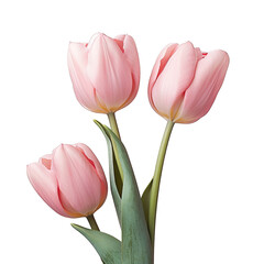 Wall Mural - tulips that are pink