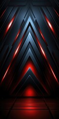 Wall Mural - Abstract Background With Red Lines On Dark Background